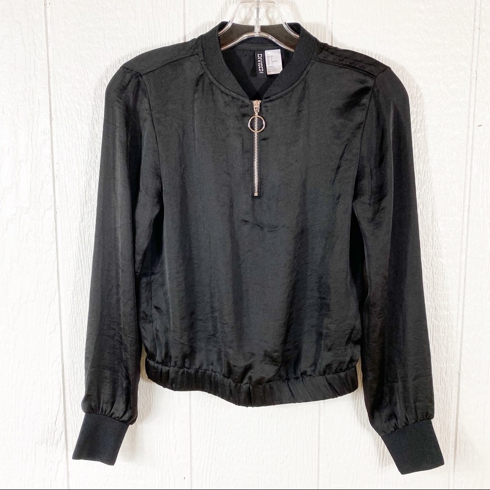 Divided by H&M Quarter ZIP Pull On Jacket